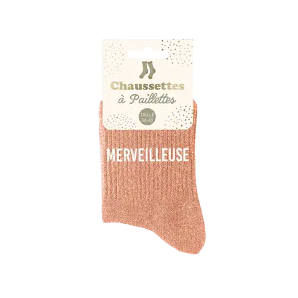 Wunderbare Glitzersocken - Einheitsgröße 36-42