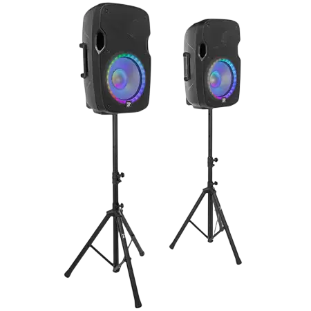 Sono-Paket 2 Lautsprecher 12'' - BoomTone DJ PS212A LED Set
