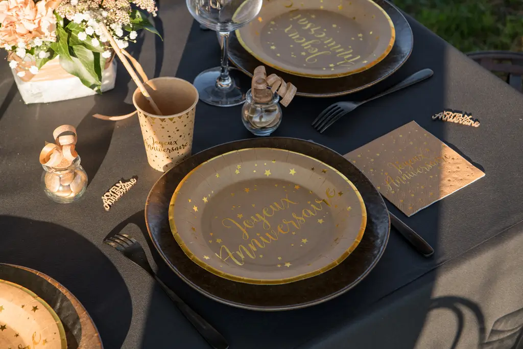 Happy Birthday Kraft Serviette (Satz von 20)