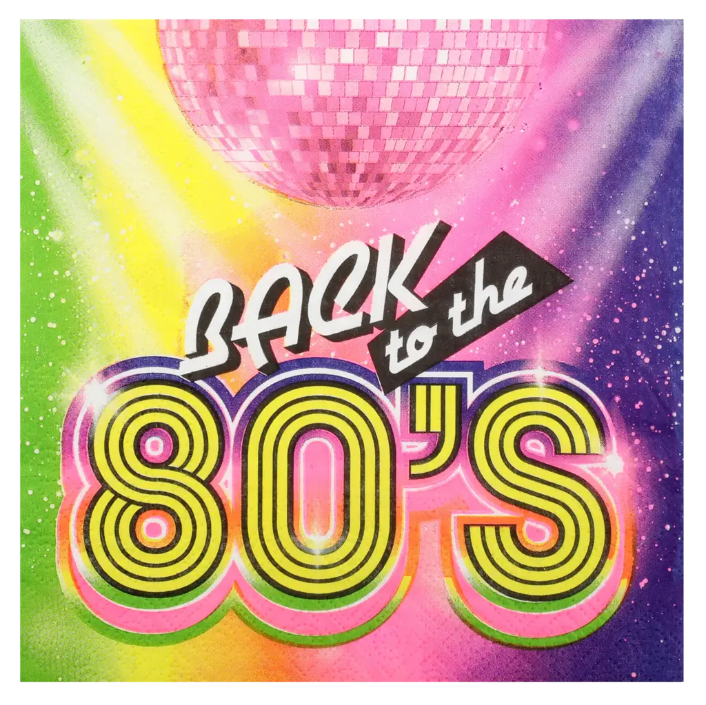 80er Jahre Serviette - 20er Set