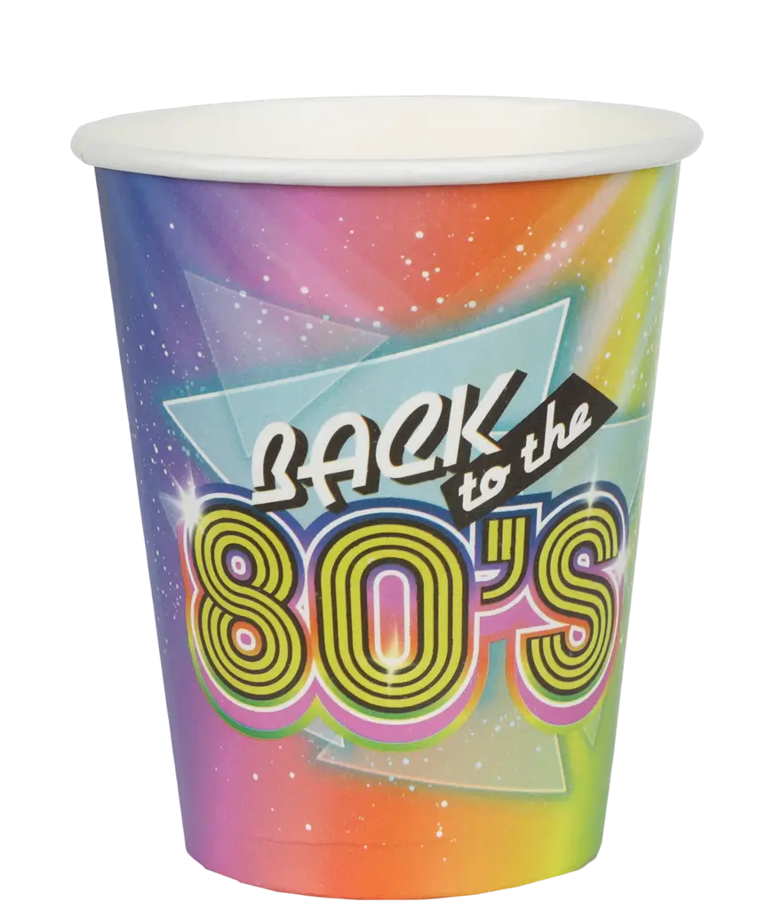 Becher 80's - 10er-Set