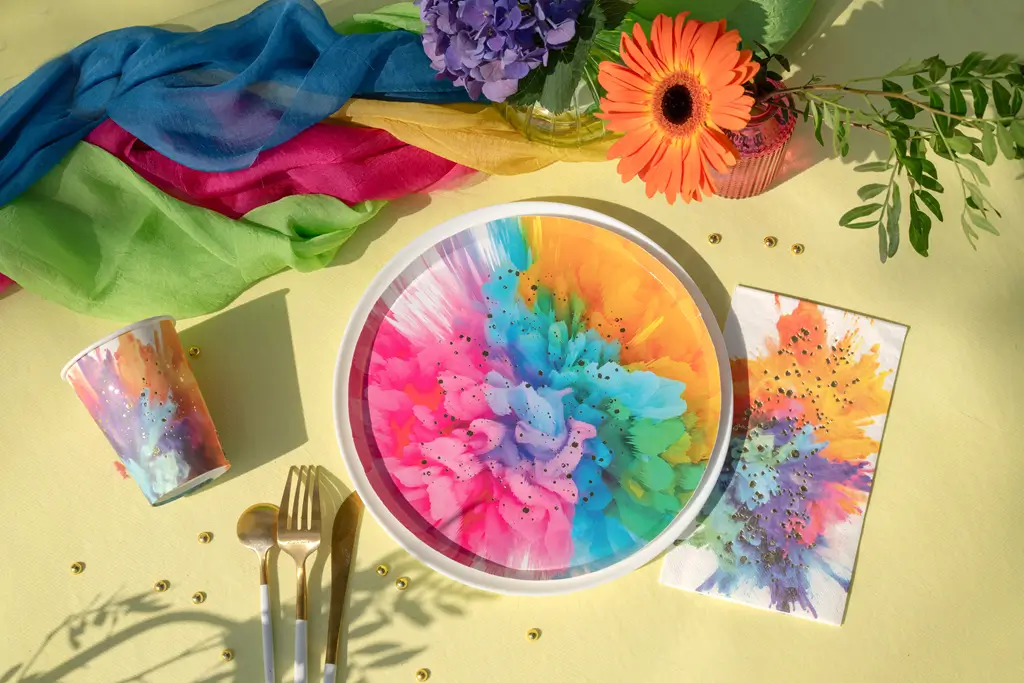 Holi-Becher Fest der Farben - 6er-Set