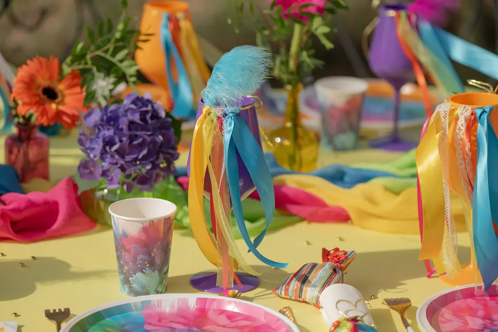 Holi-Becher Fest der Farben - 6er-Set