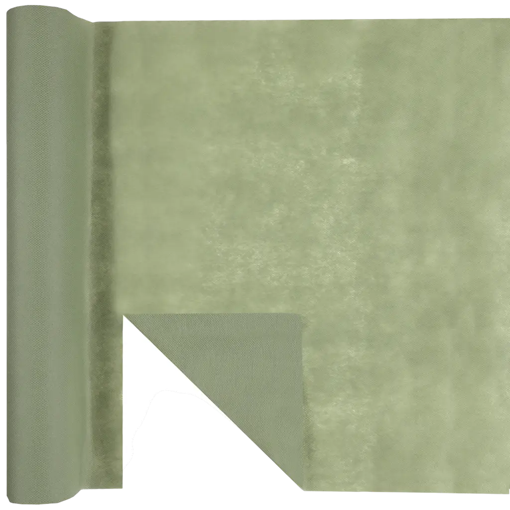 Tischläufer Harmony 4,8 m vorgeschnitten - Olive