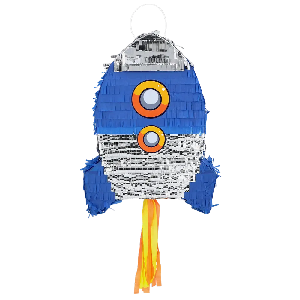 Piñata Blaue Rakete