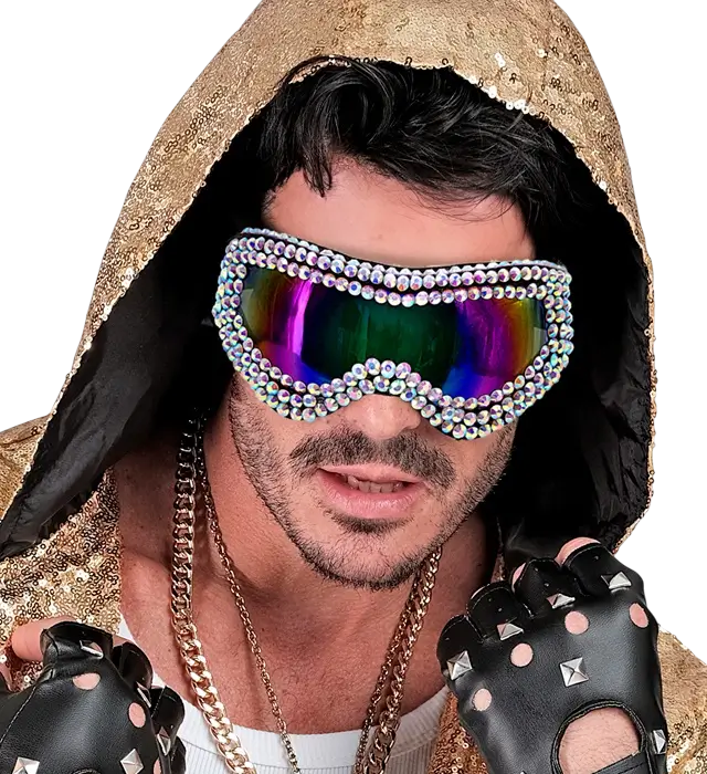 "AFTER-SKI-BRILLE PARTY WINTER FESTIVAL MIT STRASSSTEINEN