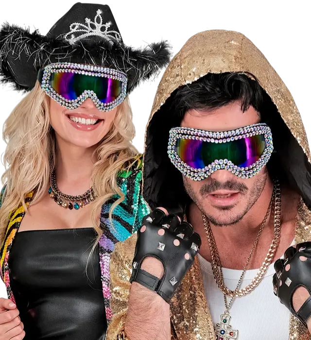 "AFTER-SKI-BRILLE PARTY WINTER FESTIVAL MIT STRASSSTEINEN