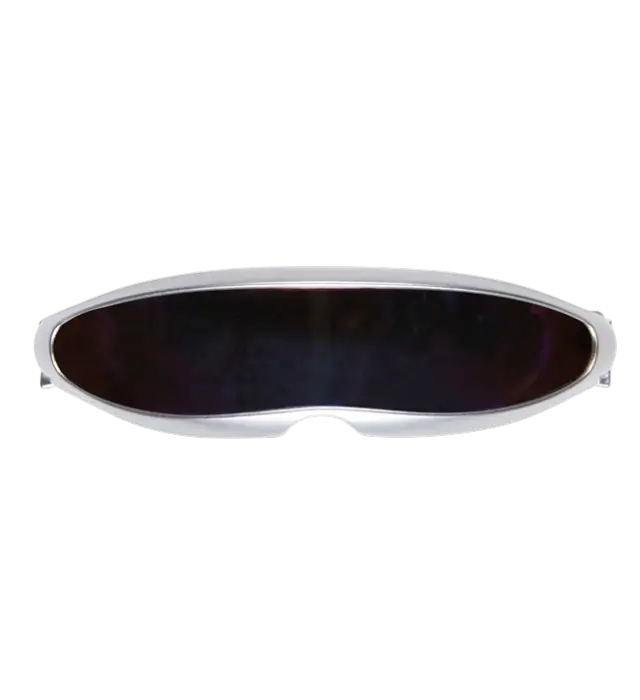 Silberne Roboter Brille – Futuristisches Kostüm Accessoire