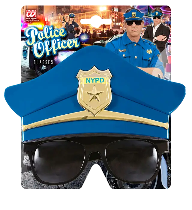 Polizei Offizier Pilotenbrille – Polizei Kostüm Accessoire