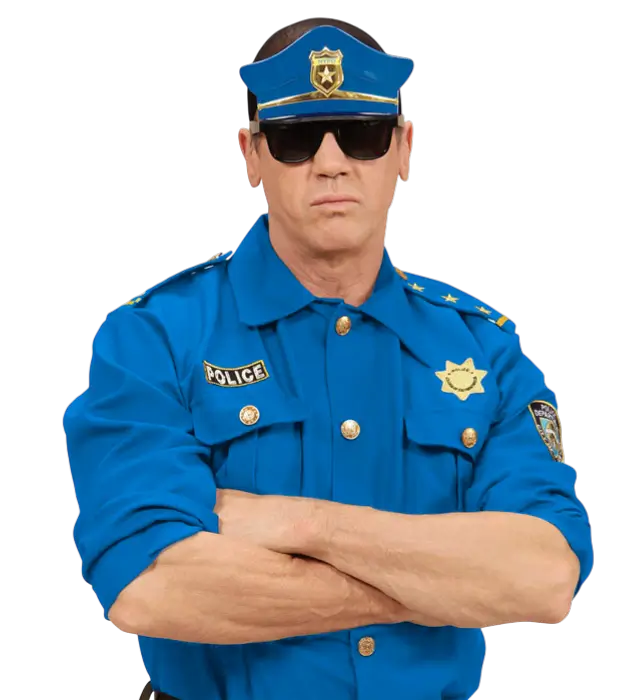Polizei Offizier Pilotenbrille – Polizei Kostüm Accessoire