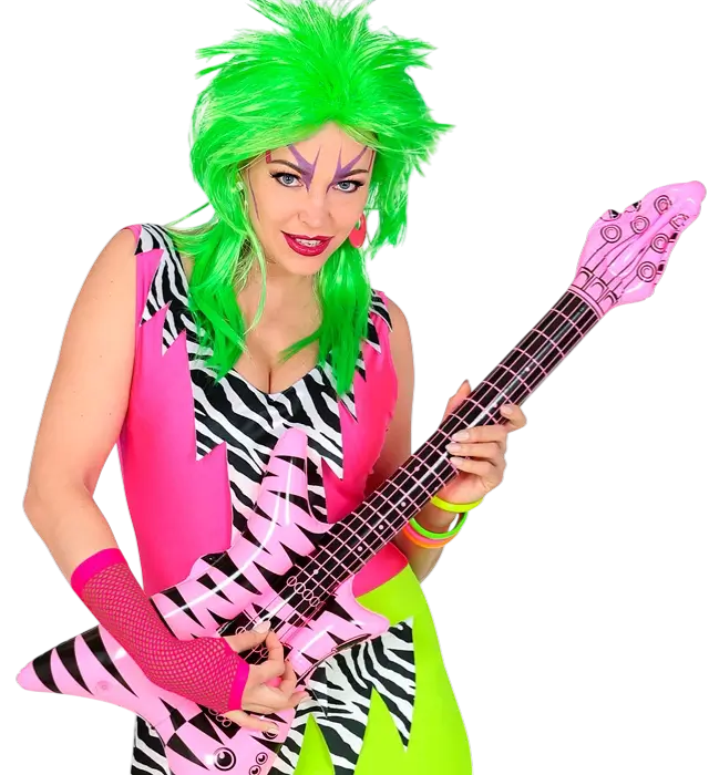 Neon Pink Netz Armstulpen 33 cm – 80er Jahre Kostüm Accessoire