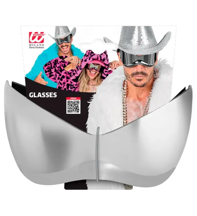 Super Spiegel Sonnenbrille – Verspiegelte Brille – Kostüm Accessoire