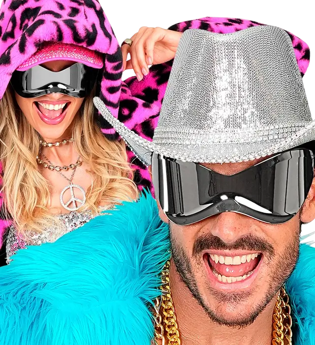 Super Spiegel Sonnenbrille – Verspiegelte Brille – Kostüm Accessoire