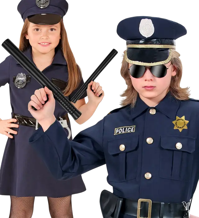 Polizei Schlagstock 29 cm – Polizei Kostüm Accessoire