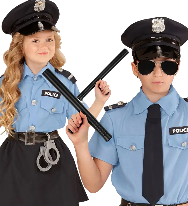 Polizei Schlagstock 29 cm – Polizei Kostüm Accessoire