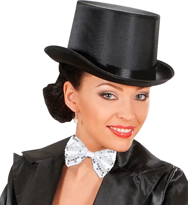 "SCHMETTERLINGSKNOTEN SILBERNE PAILLETTEN