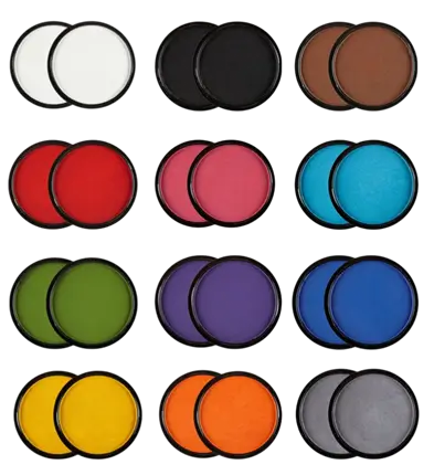 Aqua Make-up Palette 24 Farben – 10 ml – Schminkpalette für Kostüm