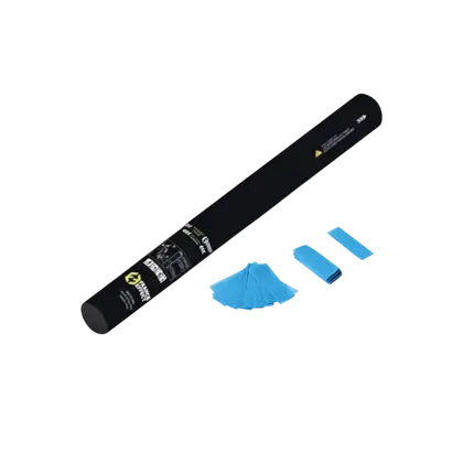 Manuelle Konfettikanone 40cm - Blau