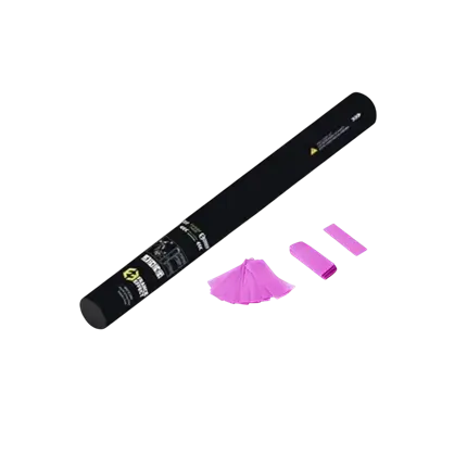 Manuelle Konfettikanone 40cm - Pink