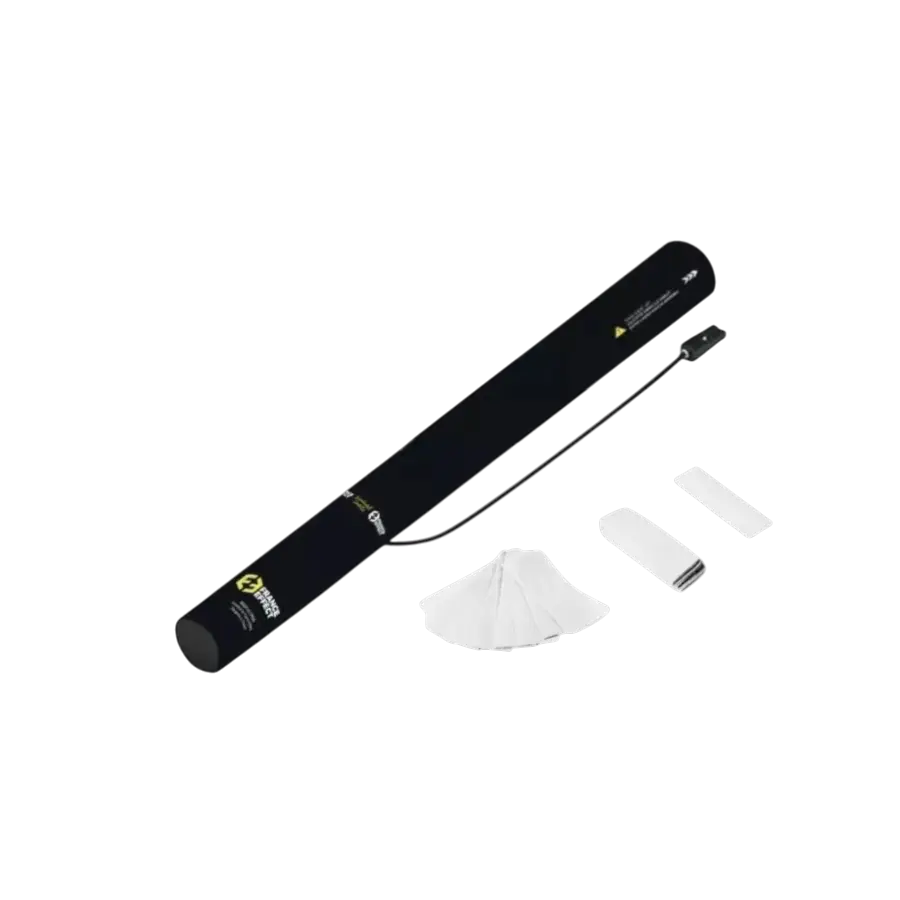 Elektrische Konfettikanone 40cm - Weiß