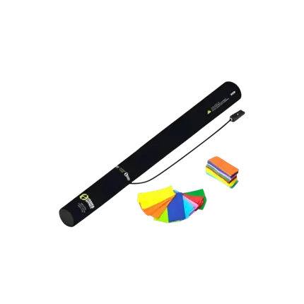 Elektrische Konfettikanone 40cm - Mehrfarbig