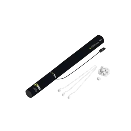 Elektrische Konfettikanone 40cm - Streamer Weiß