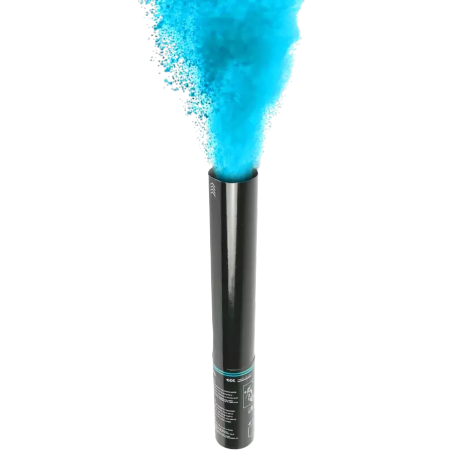 Manuelle Holi-Pulverkanone 40 cm - Blau