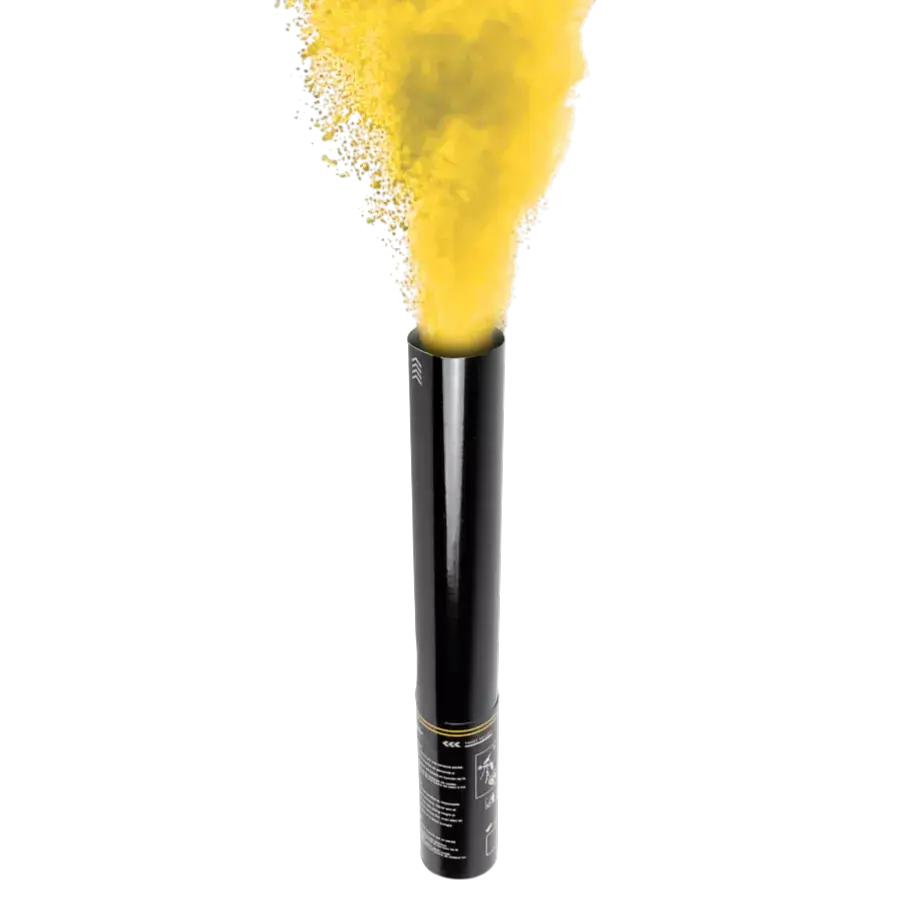 Manuelle Holi-Pulverkanone 40 cm - Gelb