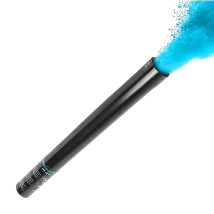Manuelle Holi-Pulverkanone 80 cm - Blau