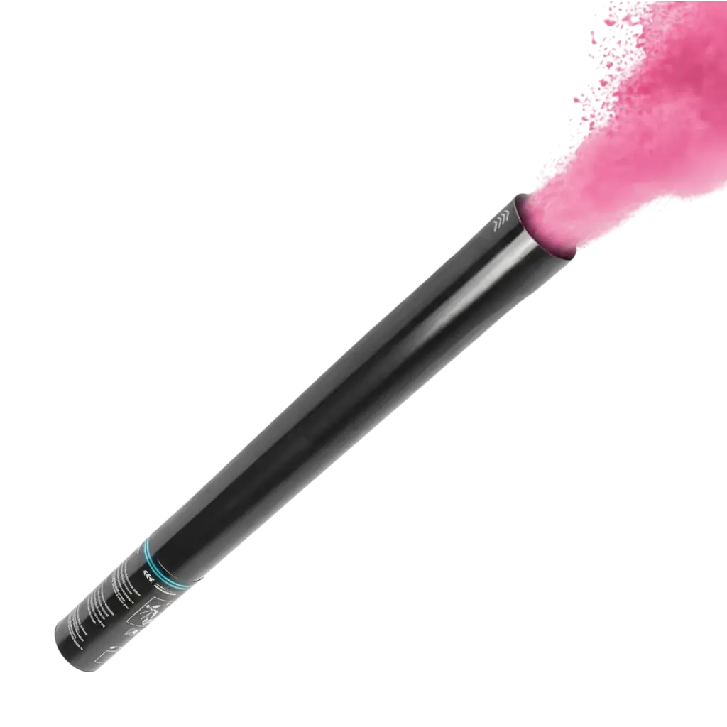 Manuelle Holi-Pulverkanone 80 cm - Rosa