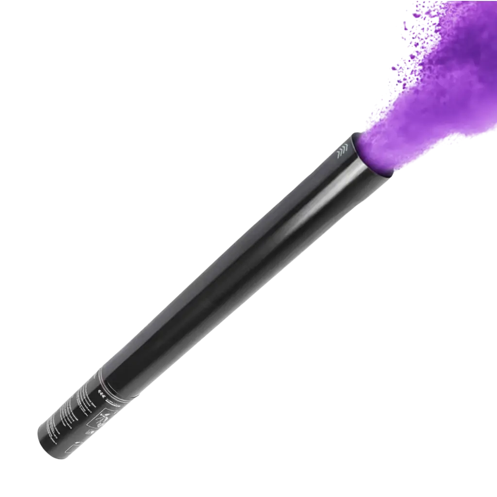 Manuelle Holi-Pulverkanone 80 cm - Violett