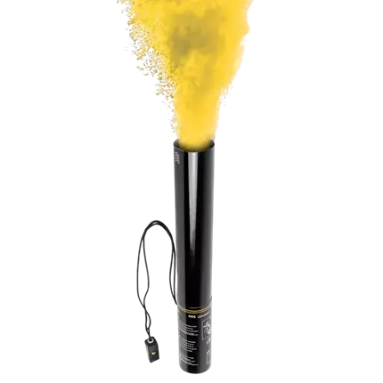 Elektrische Holi-Pulverkanone 40 cm - Gelb