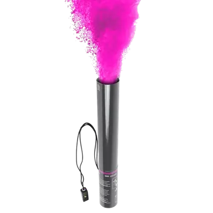 Elektrische Holi-Pulverkanone 40 cm - Rosa