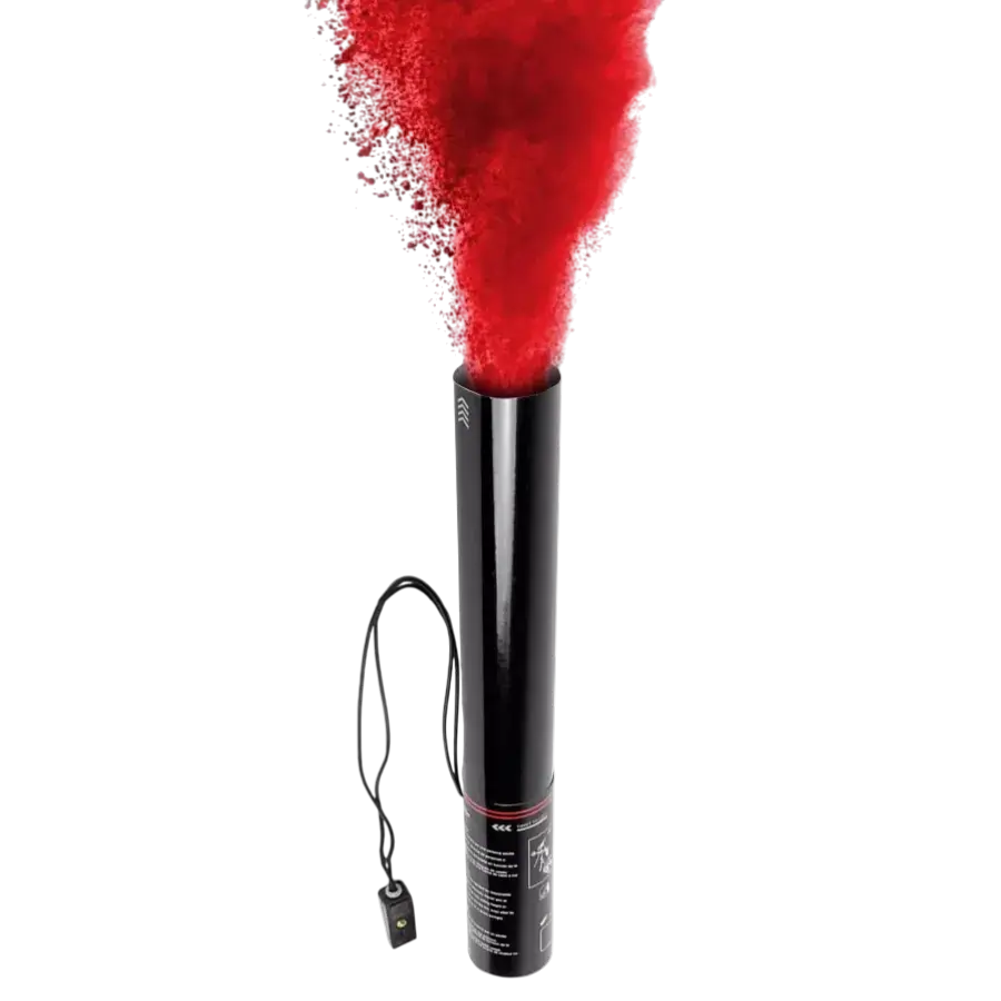 Elektrische Holi-Pulverkanone 40 cm - Rot