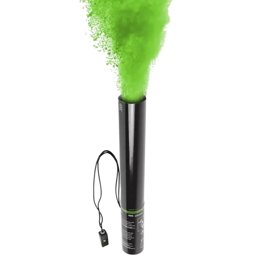 Elektrische Holi-Pulverkanone 40 cm - Grün