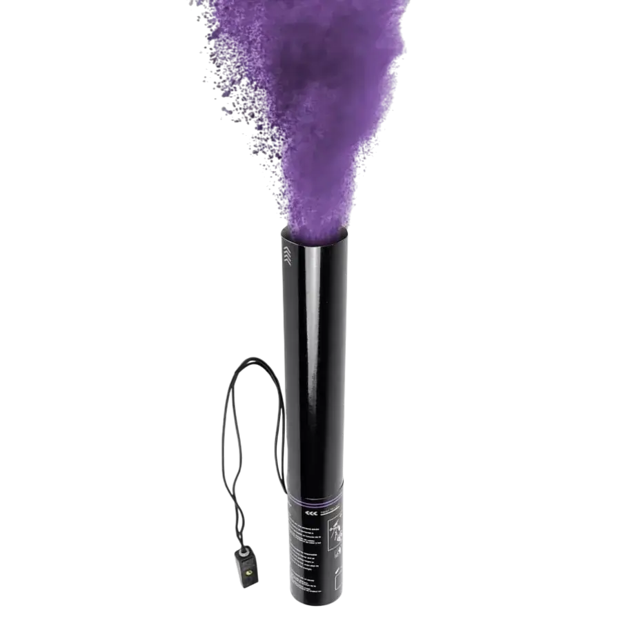 Elektrische Holi-Pulverkanone 40 cm - Violett
