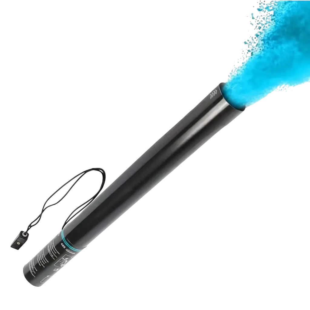 Elektrische Holi-Pulverkanone 80 cm - Blau