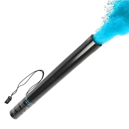 Elektrische Holi-Pulverkanone 80 cm - Blau