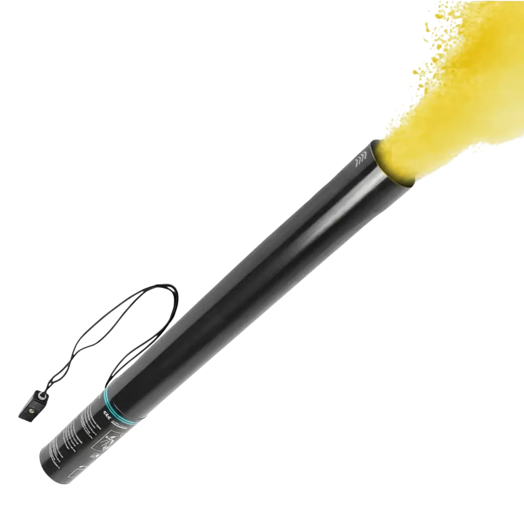 Elektrische Holi-Pulverkanone 80 cm - Gelb