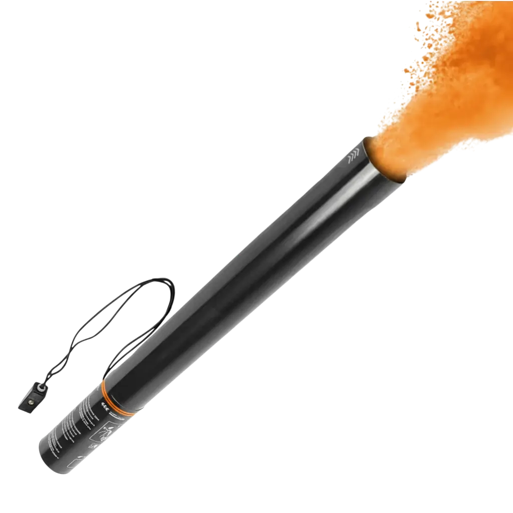 Elektrische Holi-Pulverkanone 80 cm - Orange