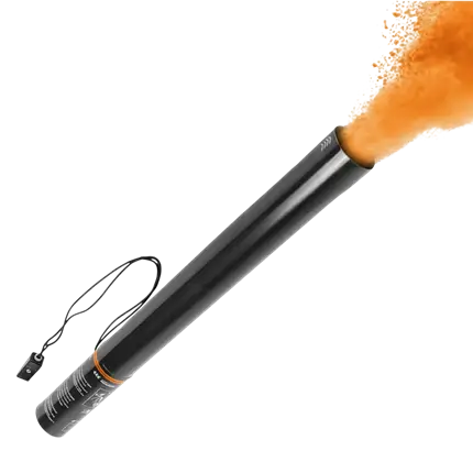 Elektrische Holi-Pulverkanone 80 cm - Orange