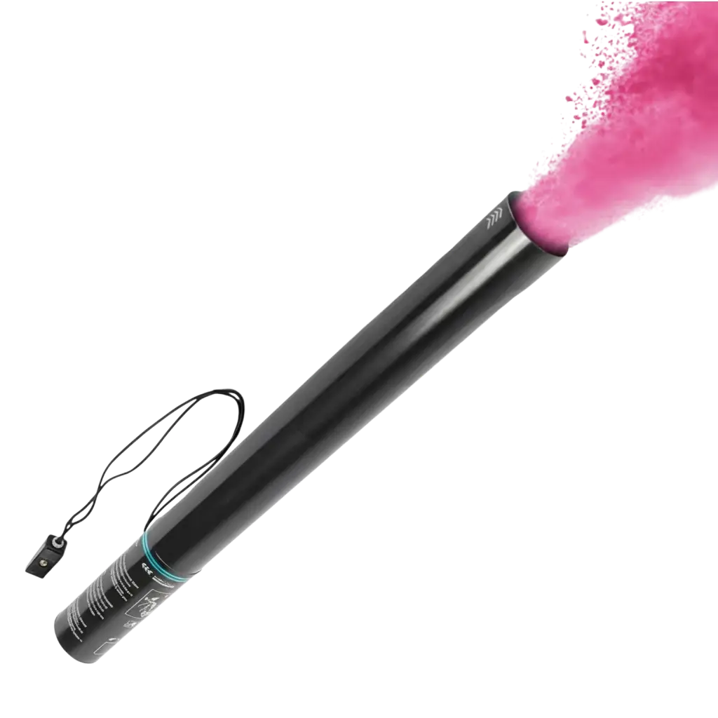 Elektrische Holi-Pulverkanone 80 cm - Rosa