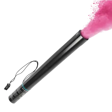 Elektrische Holi-Pulverkanone 80 cm - Rosa