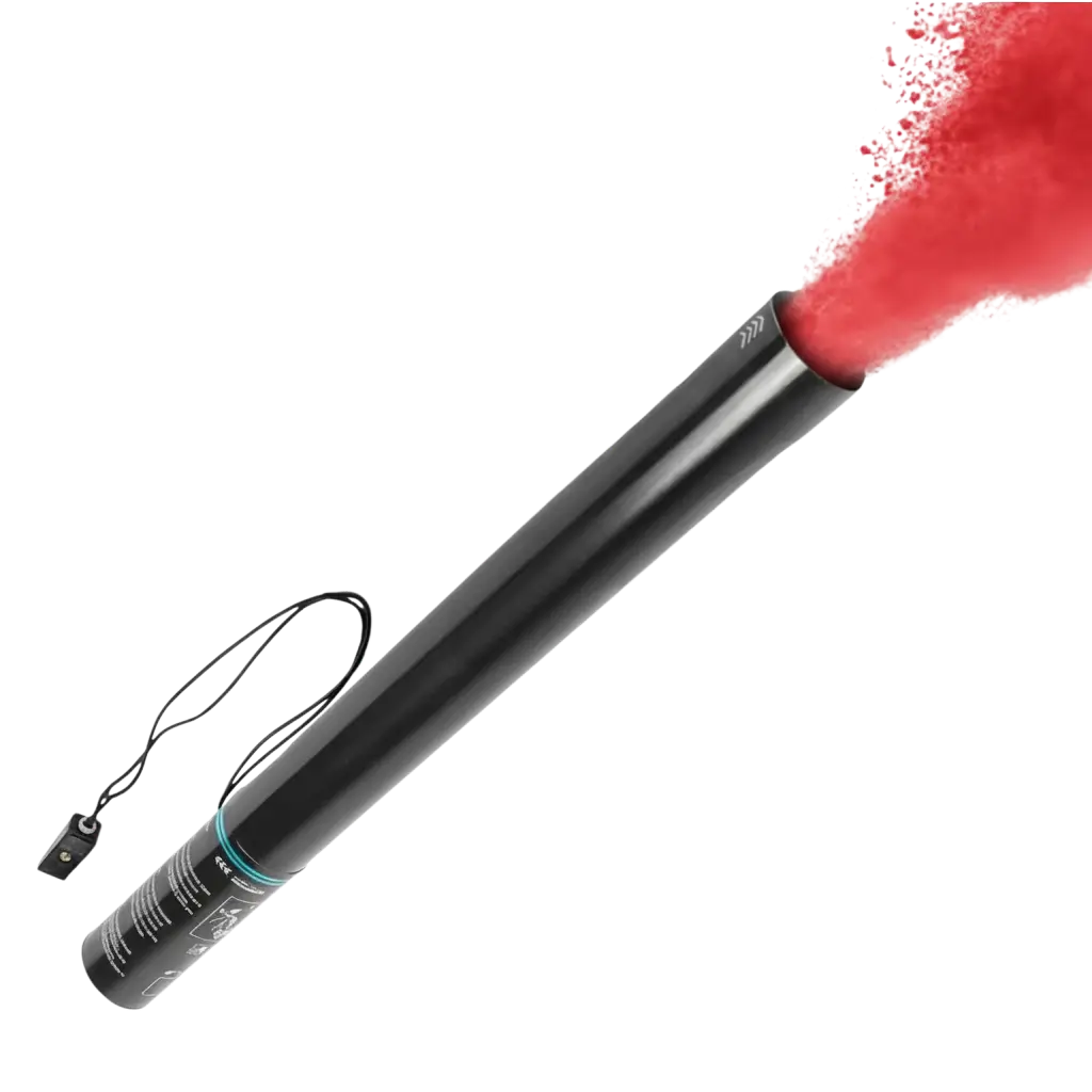 Elektrische Holi-Pulverkanone 80 cm - Rot