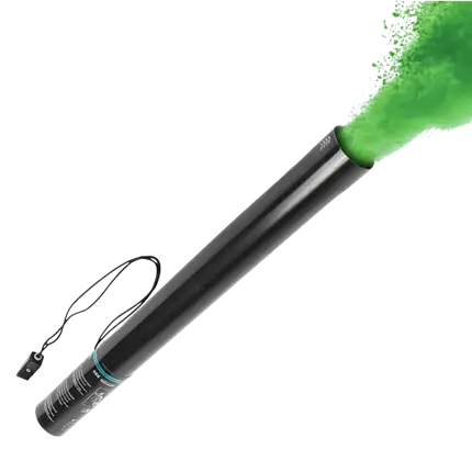 Elektrische Holi-Pulverkanone 80 cm - Grün