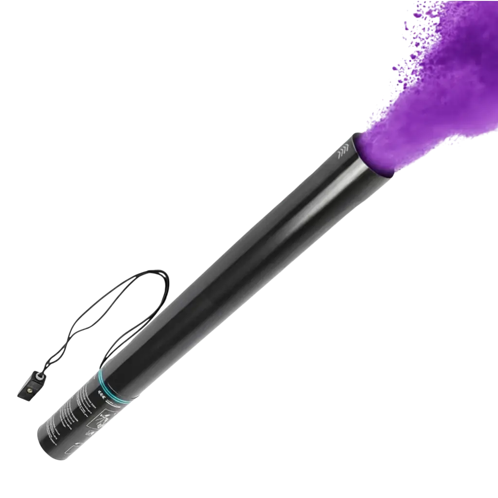 Elektrische Holi-Pulverkanone 80 cm - Violett