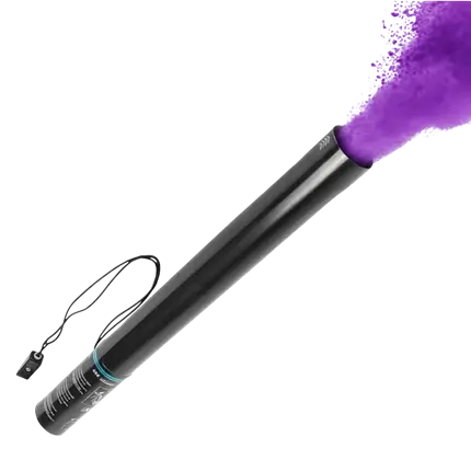 Elektrische Holi-Pulverkanone 80 cm - Violett