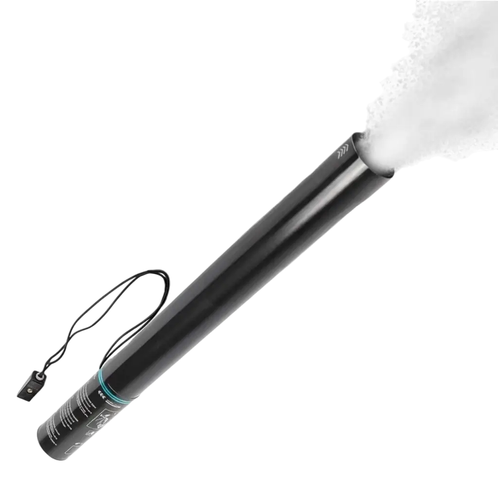 Elektrische Holi-Pulverkanone 80 cm - Weiß
