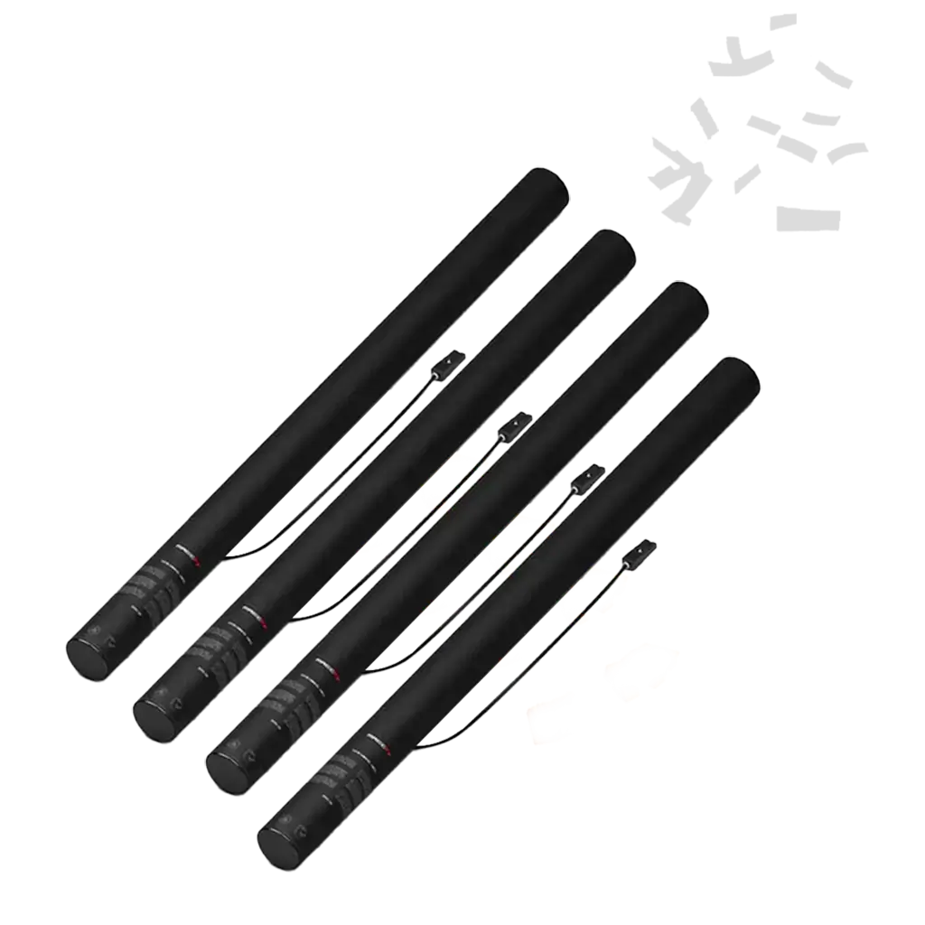 Elektrische Konfettikanone MAGIC FX 80cm - Weiß