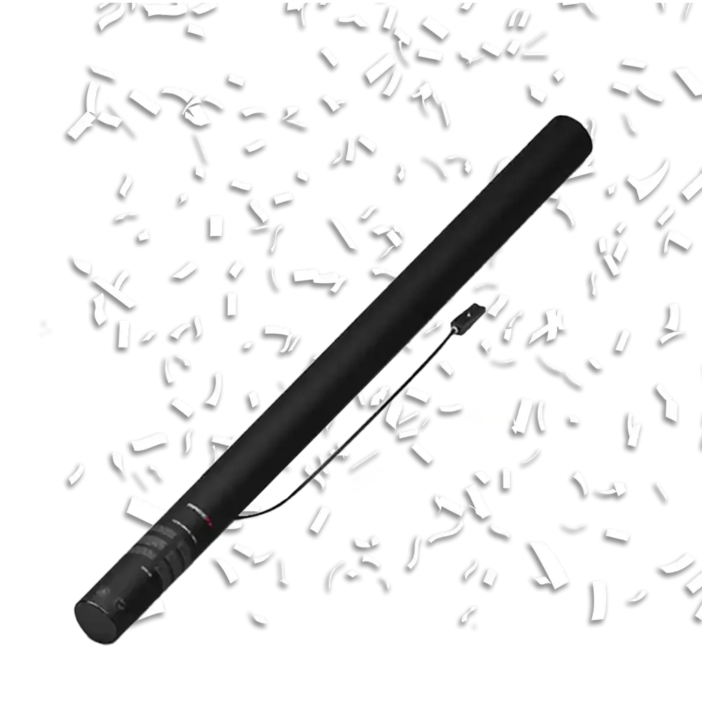Elektrische Konfettikanone MAGIC FX 80cm - Weiß